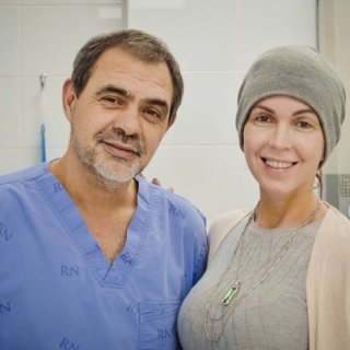 Юлия Смольная и Сергей Блохин, фото после операции